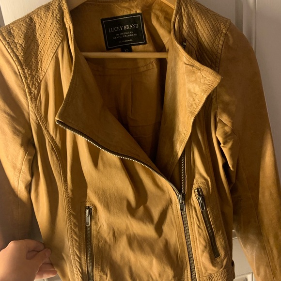 Lucky Brand Leather Jacket (XS) - Picture 2 of 6
